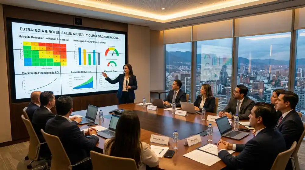 Presentación de estrategia y ROI en junta directiva