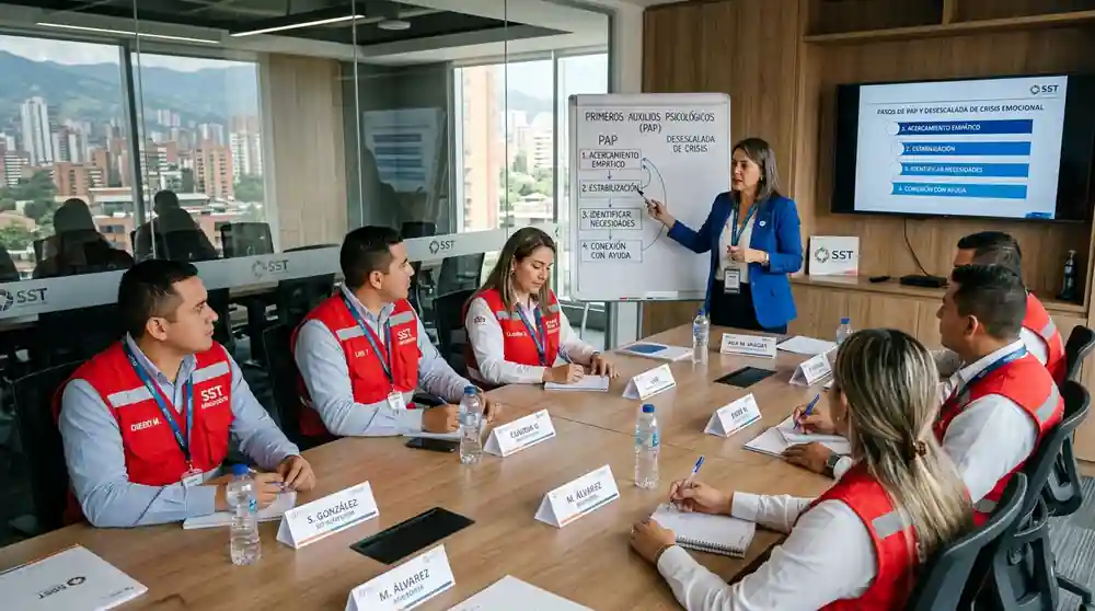 Entrenamiento en Primeros Auxilios Psicológicos para brigadistas y SST