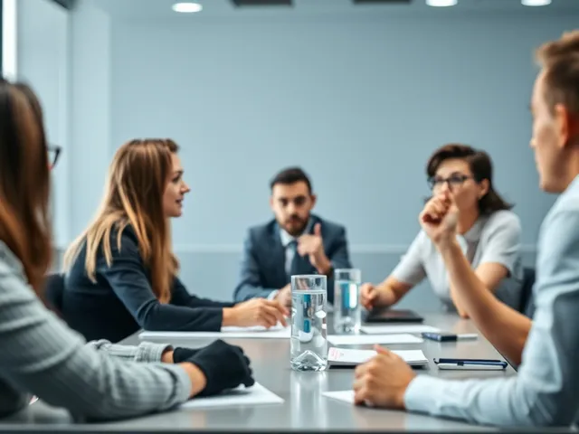 Sesión de capacitación en riesgos psicosociales en una empresa.