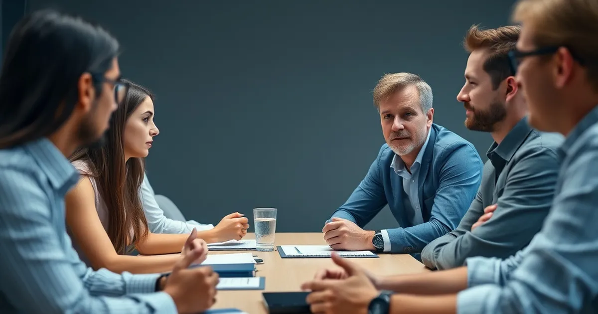 Equipo corporativo en sesión de capacitación sobre salud mental.