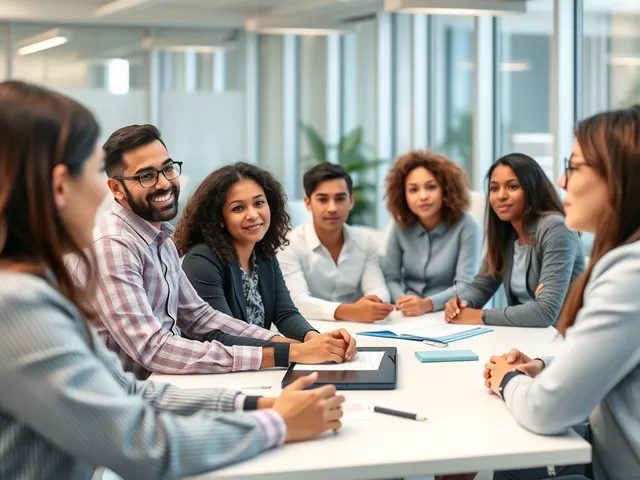 Empleados en una sesión de capacitación sobre salud mental.